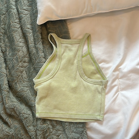 Green American eagle crop top women's size xs - Picture 2 of 3